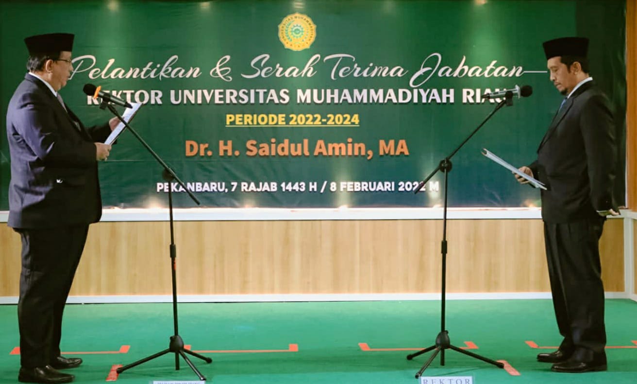 Saidul Amin Resmi Jabat Rektor UMRI