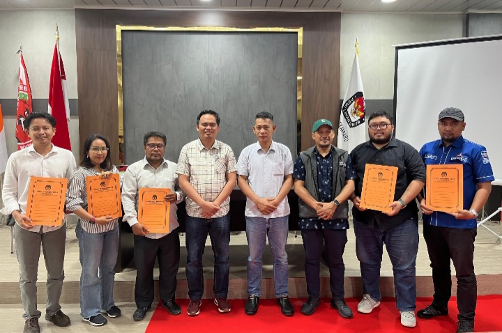 Cabut Nomor Urut Paslon, Lima Paslon Ditetapkan KPU Pekanbaru,  Bertarung di Pilkada Serentak 2024