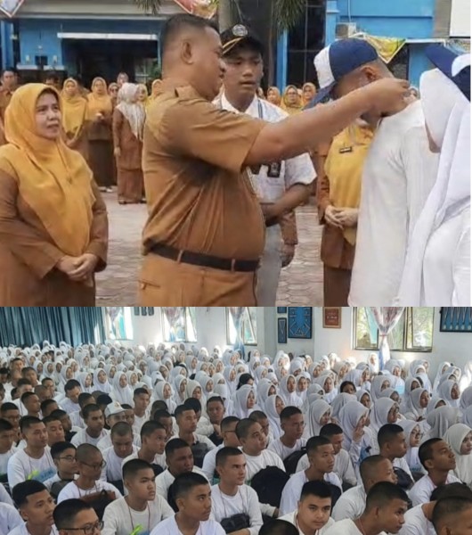 Ratusan Murid Baru SMAN 8 Pekanbaru Jalani MPLS, Kepsek: Wajib Diikuti Murid