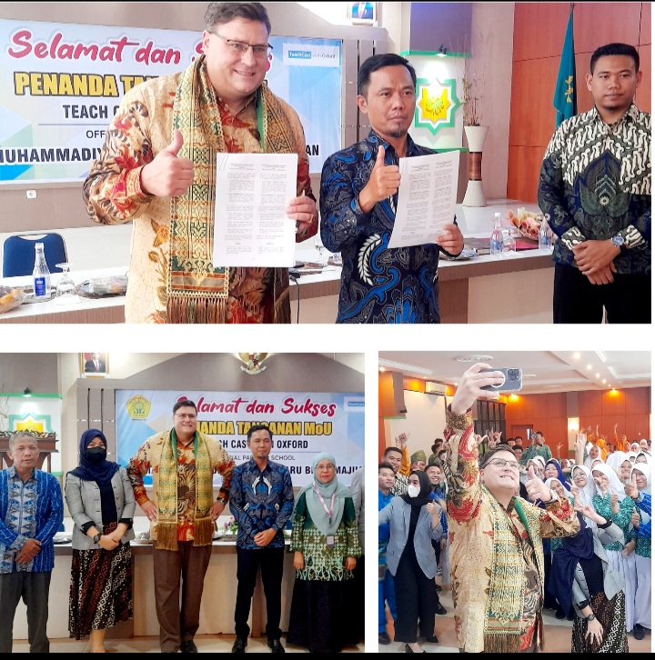 Program Teach Cast With Oxford Rambah SMA Muhammadiyah 1 Pekanbaru Berkemajuan, Kepsek: Kita Satu satunya di Riau