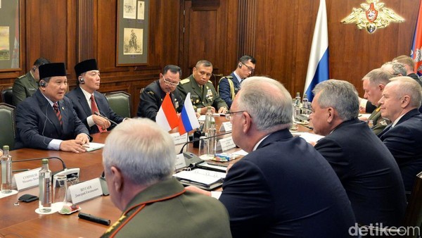 Prabowo Bertemu Menhan Rusia, Bahas Kerja Sama Pertahanan-Teknik MIliter