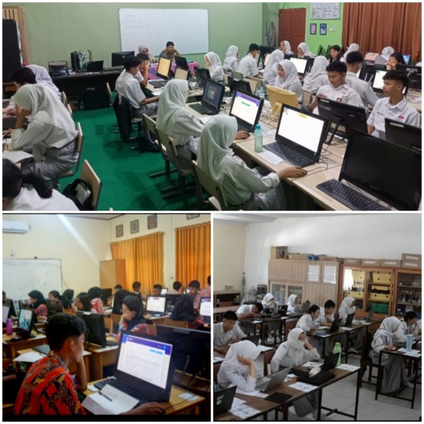 Hari Terakhir TKA di SMAN 3 Pekanbaru Lancar, 425 Siswa Hadir, Semua Ikut Ujian