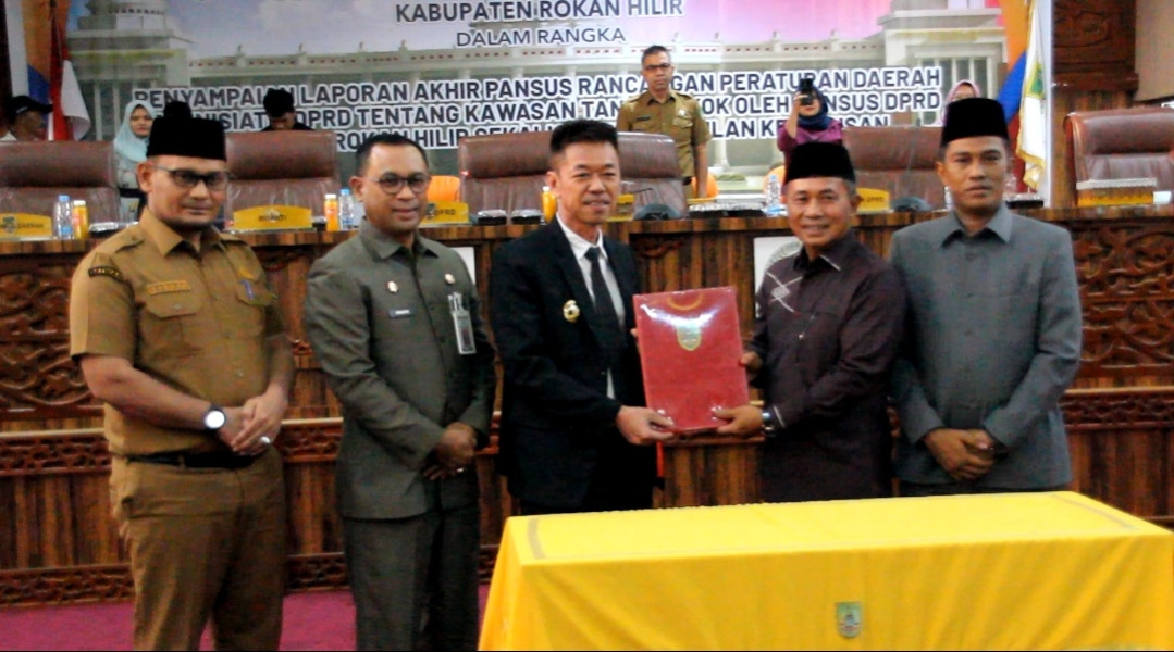 DPRD Rohil Sampaikan Rekomendasi atas LKPJ Bupati tahun 2023