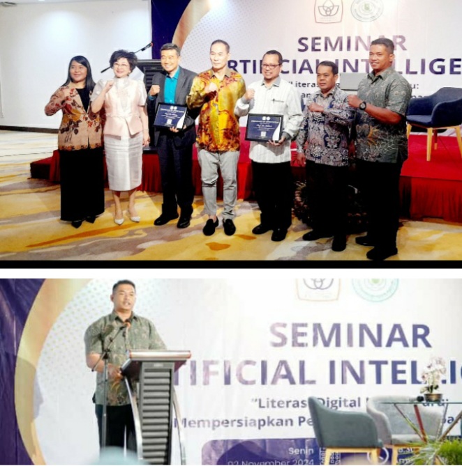 Ratusan Guru Ikuti Seminar Artificial Intelligence, Prof Chairy: AI Untuk Peningkatan Kualitas Belajar Mengajar