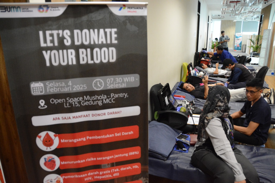 Sambut Bulan K3, Pertamina Drilling Gelar Donor Darah