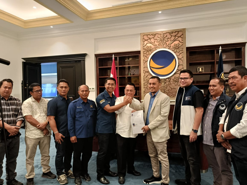 NasDem Usung H Bistamam - Jhony Charles bertarung di Rokan Hilir