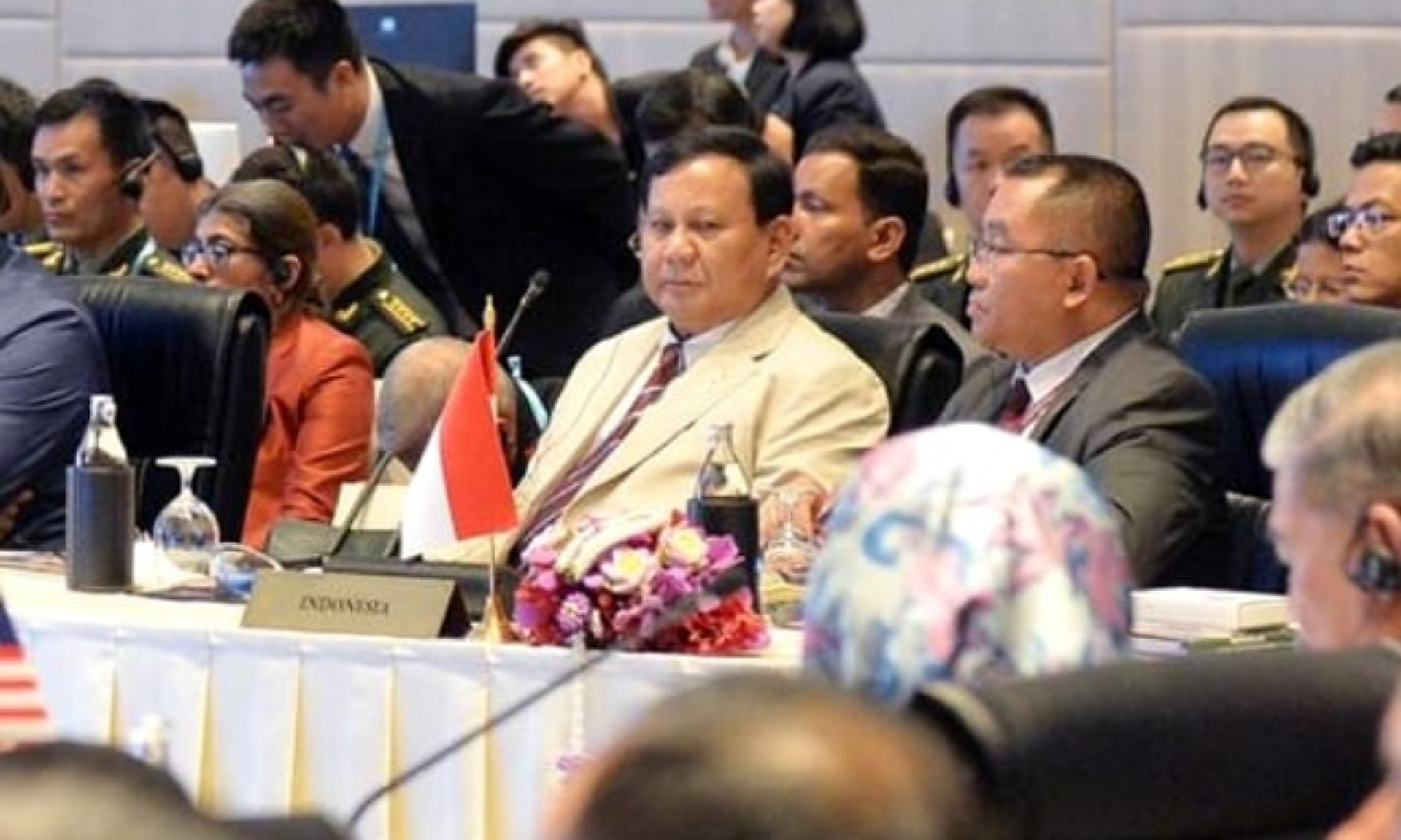 Pertemuan Antar Menhan ASEAN dan Mitra Wicara, Prabowo Singgung LCS