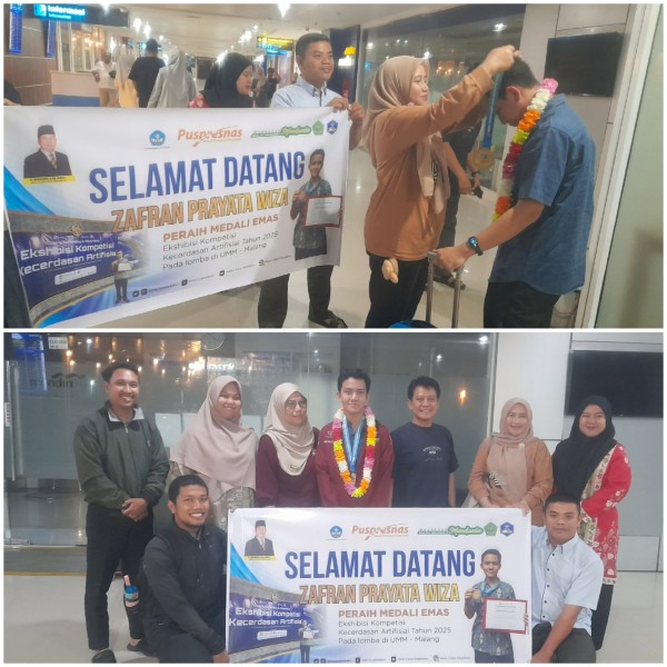 Zafran Siswa MAN 2 Pekanbaru Rebut Emas di Ekshibisi AI 2025 Tingkat Nasional d Malang