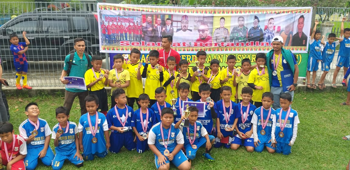 U-9 Akademi Tiga Naga Juara II di Festival Woner 2019
