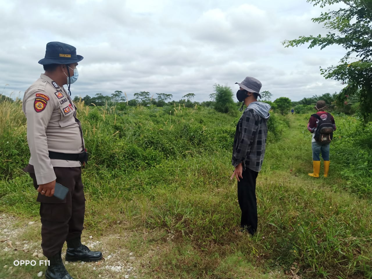 Polsek Pangkalan Lesung bersama MPA Lakukan Patroli Karhutla