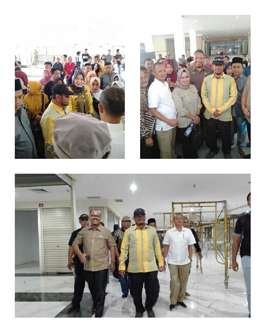 DPRD Kunlap ke Ramayana STC, Hamdani :Belum Layak di Tempati Pedagang !