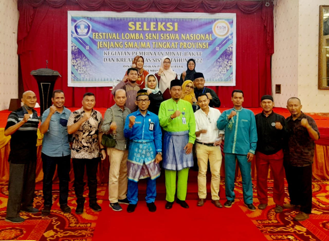 Secara Daring Hybrid, 883 Peserta se- Riau Ikuti FLS2N SMA/MA Tingkat Provinsi