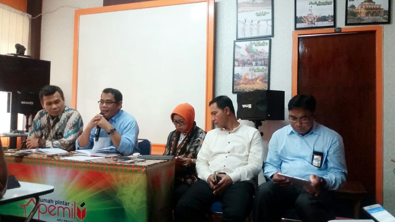 Pilgubri 2018, Empat Pasangan Calon di Tetapkan KPU Riau