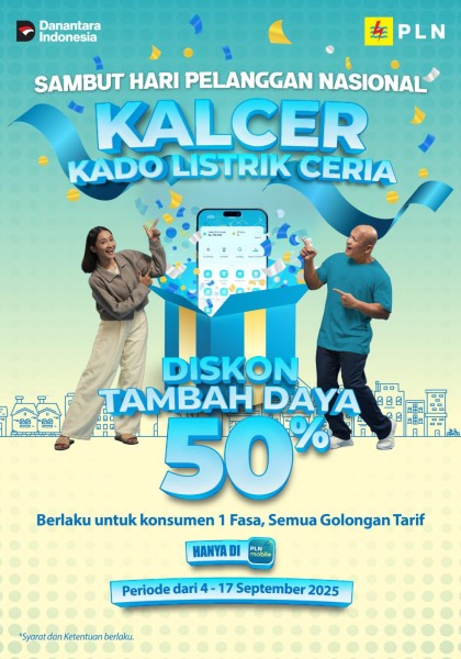 PLN Hadirkan Promo Tambah Daya 50% Spesial Hari Pelanggan Nasional 2025