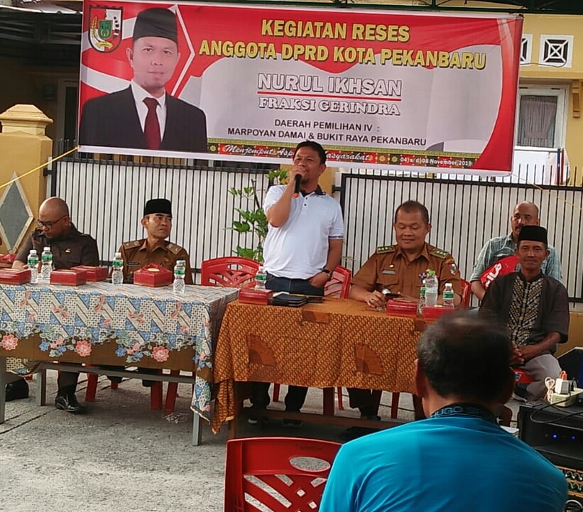 Nurul Ikhsan Reses Perdana di Marpoyan Damai, KTP dan Drainase Jadi Keluhan Warga