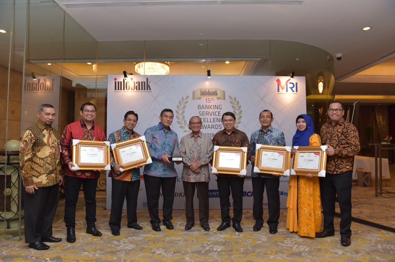 Sabet 5 Kategori Dari 7 Kategori, Bank Riau Kepri Raih The Best Overall Performance BPD se Indonesia 2018 