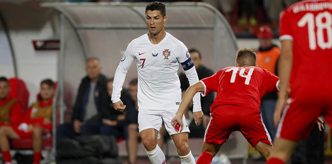 Gol Perdana Ronaldo Bawa Portugal Raih Kemenangan Pertama Di Kualifikasi Euro 2020