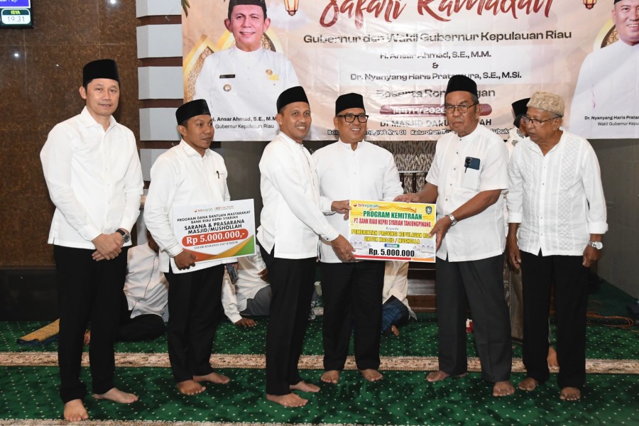 Di Balik Ramainya Ramadan, Masjid Darul Hikmah Batam Terima Harapan Baru dari Program Dabamas BRK Syariah