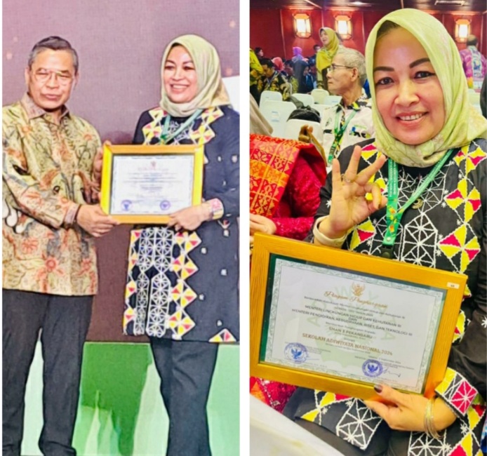 Diundang ke Jakarta, Kepala SMAN 3 Pekanbaru Bawa Piagam Adiwiyata Nasional 2024