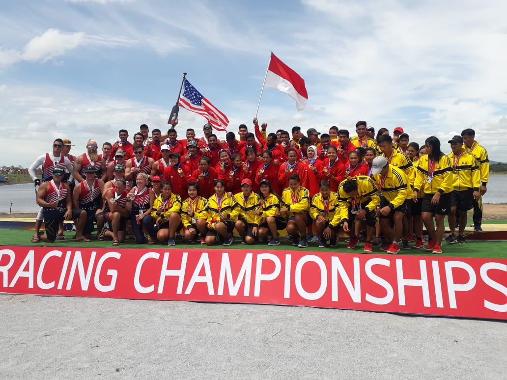 Atlet Dayung Riau Sumbangkan 2 Medali Di International Dragon Boat Thailand