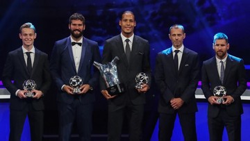 Daftar Lengkap Penghargaan UEFA