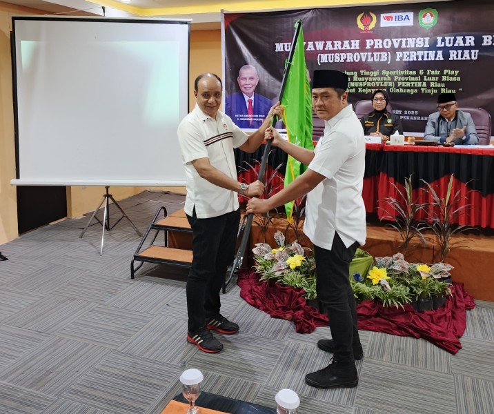 Terpilih Aklamasi pada Musprovlub , Doan Pimpin Pertina Riau