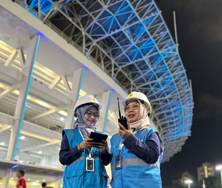 PLN Sukses Hadirkan Listrik Andal di Laga Krusial Indonesia Lawan China