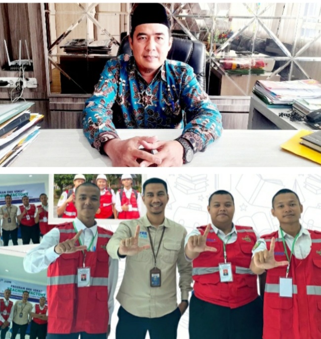 Tiga Siswa SMK Muhammadiyah 1 Pekanbaru Terima di Program Teaching Factory PT RAPP 2025