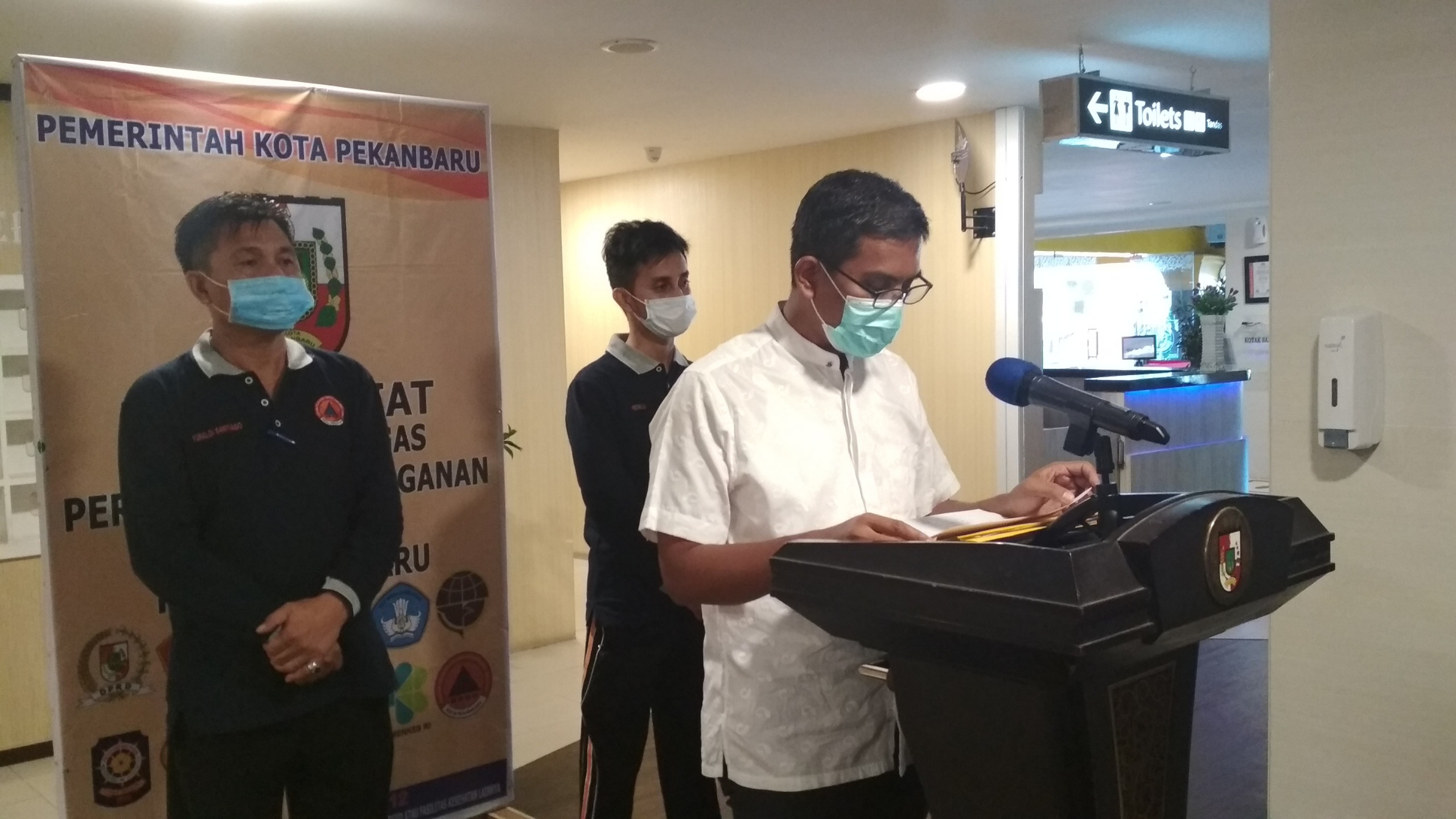 Satu Pasien Positif Covid-19 di Pekanbaru Generasi Ketiga Klaster Palembang