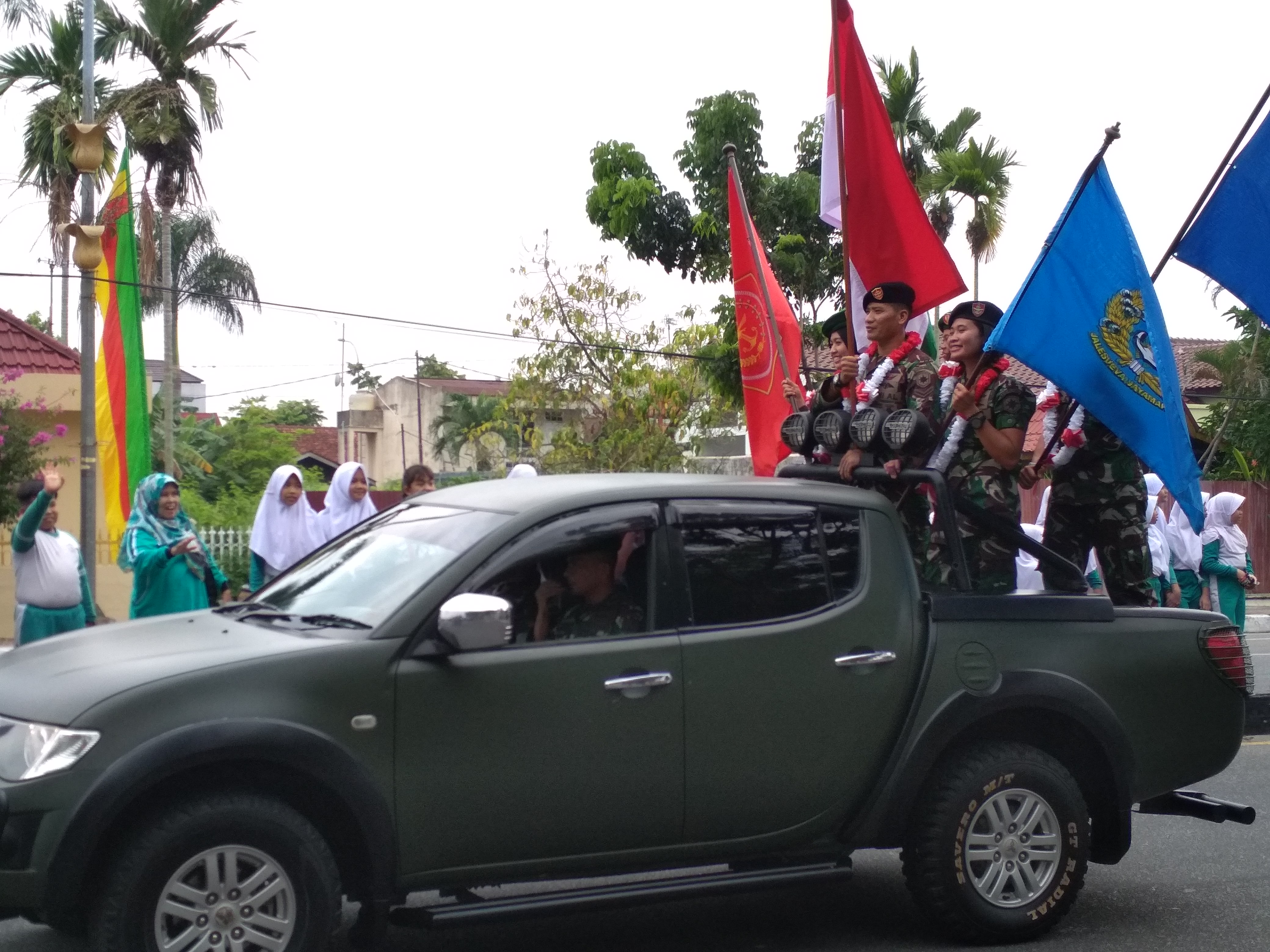 Ikut Kirab Bendera Bersama Panglima, Tiga Provinsi Telah Dilalui Rio Akbar