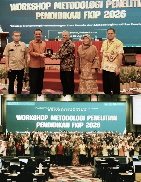 Tingkatkan Kualitas Penelitian, Ratusan Dosen FKIP Unri ikuti Workshop Metodelogi Penelitian