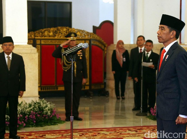 9 Gubernur dan Wakil Gubernur Resmi Dilantik Jokowi di Istana