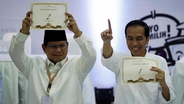 Survei Y Publica: Elektabilitas Jokowi Stagnan, Prabowo Naik