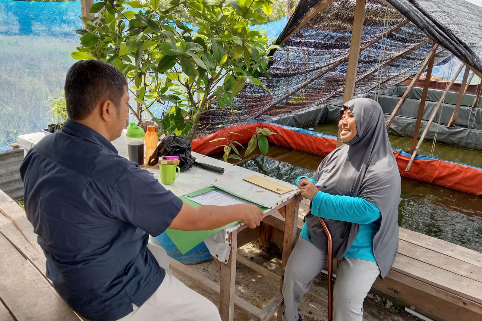 Kisah Binaan PTPN V, Srikandi Disabilitas Merajut Harapan di Hari Pahlawan
