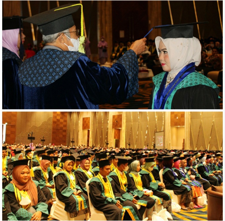 654 Lulusan Universitas Hang Tuah Pekanbaru Diwisuda, Rektor: Beberkan Prestasi Mahasiswa dan dan Dosen