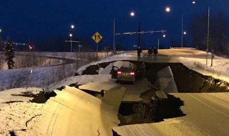 Gempa Berkekuatan 7,5 SR Mengguncang Alaska