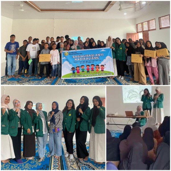 Mahasiswa FEB UMRI Beri Edukasi 