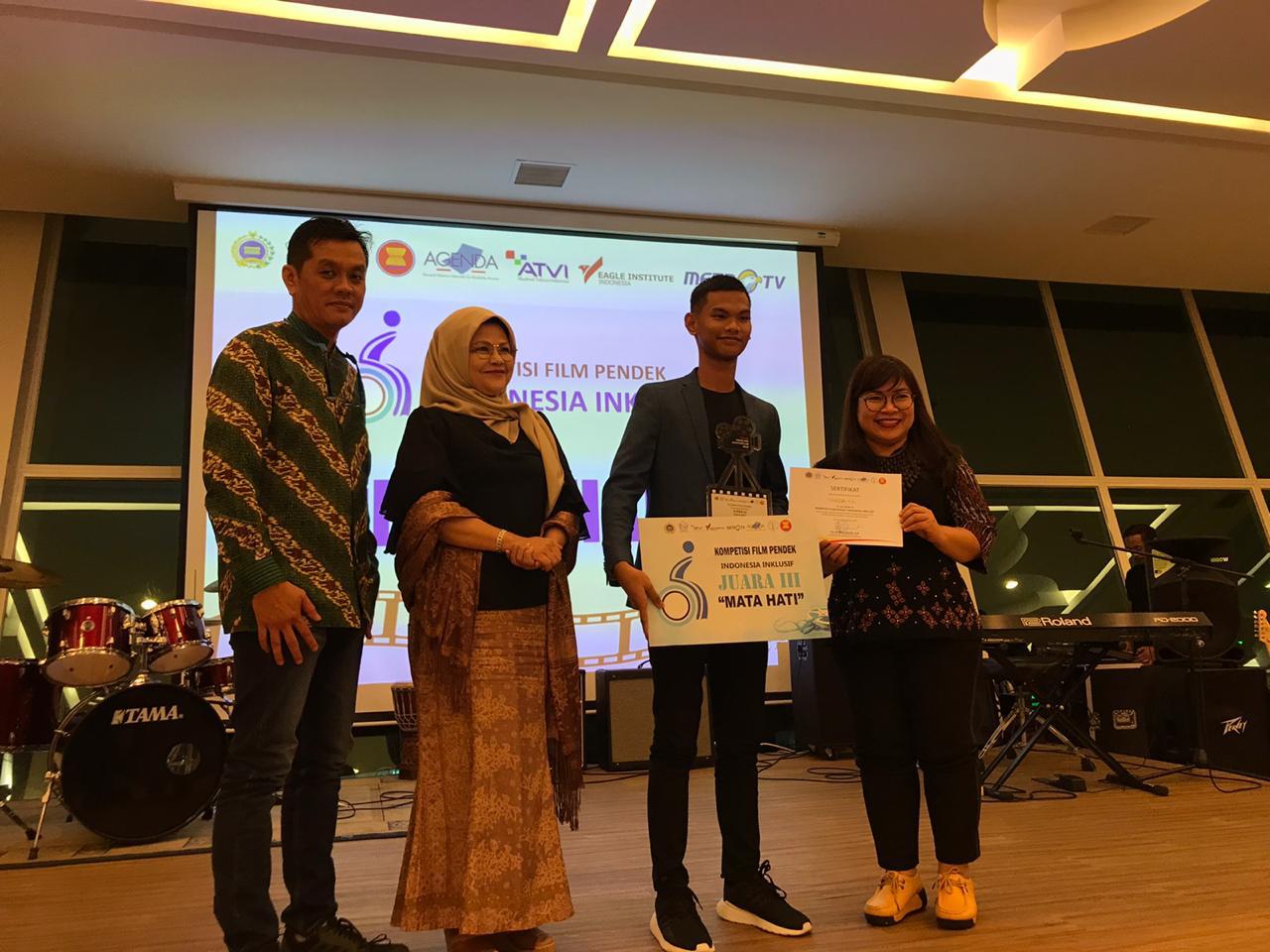 Angkat Kisah Disabilitas, Film Pendek Naufal Raih Juara 3 Nasional PPDI