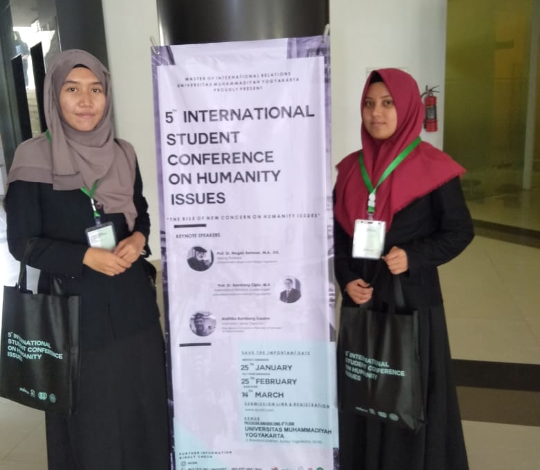 2 Mahasiswa Fisipol UIR Jadi Presenter di 5th  ISCOHI Yogyakarta