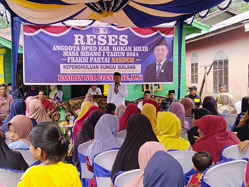 Reses di Batu Hampar, Basiran Nur Effendi Jemput Aspirasi Masyarakat Bantaian