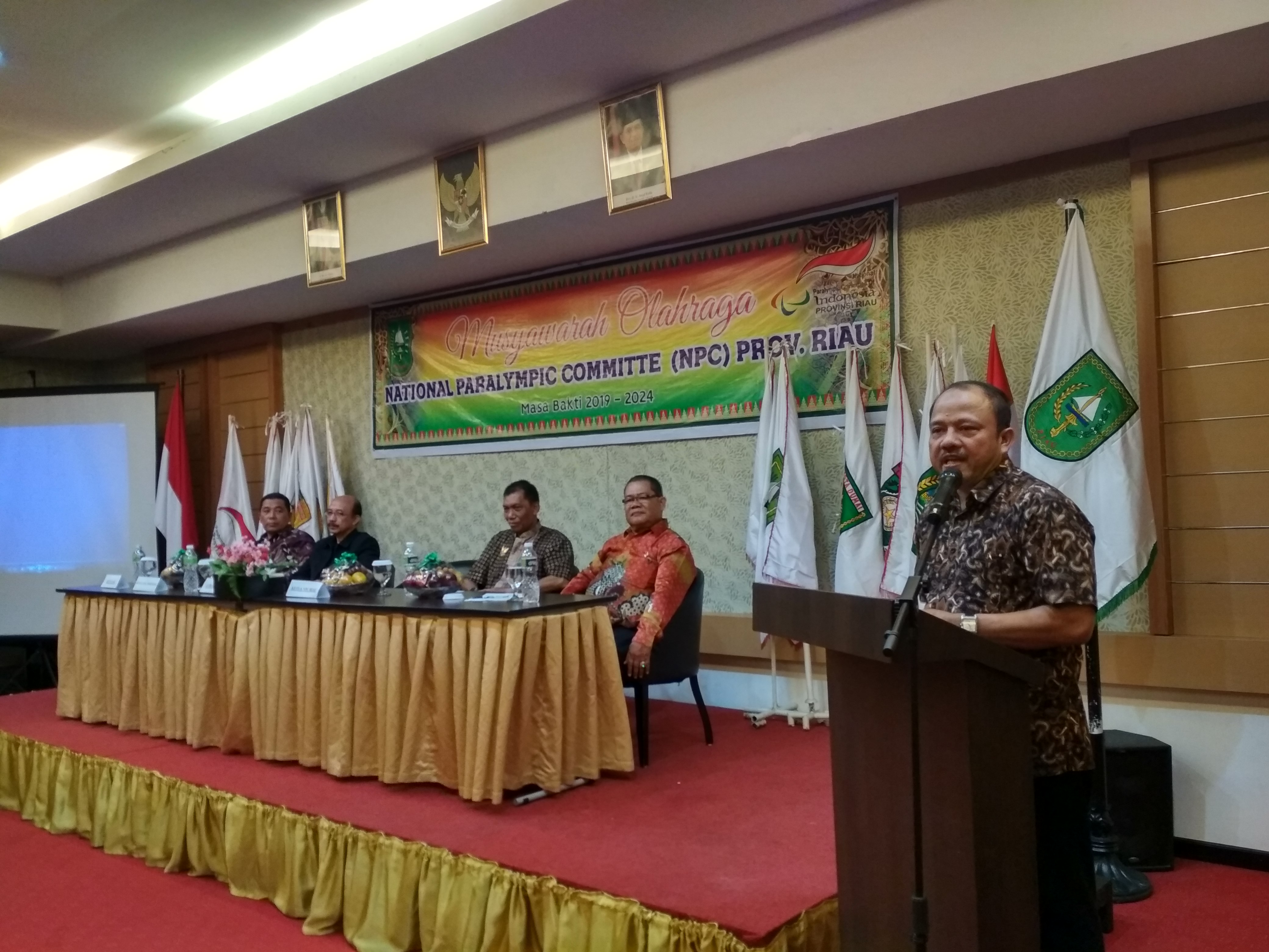 Musorprov NPC Riau Resmi Dibuka,  Kadispora Riau: Tidak Ada yang Dilanggar