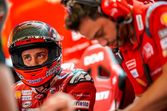 Andrea Dovizioso Tetap Optimistis meski Tertinggal Jauh dari Marc Marquez