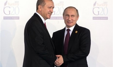 Erdogan Lakukan Pertemuan dengan Putin di Moskow