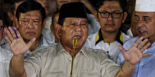 Suara Prabowo Kembali Menyusut dari C1 di Situng KPU, Sekarang di Jempong Baru