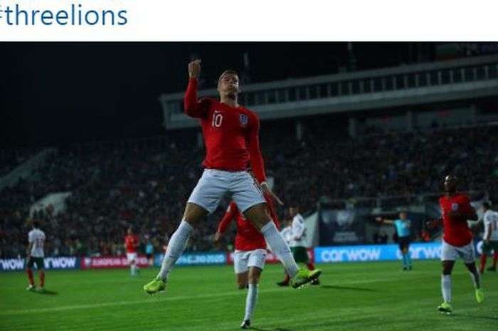 Hasil Kualifikasi Euro 2020, Inggris Cukur Bulgaria 6-0