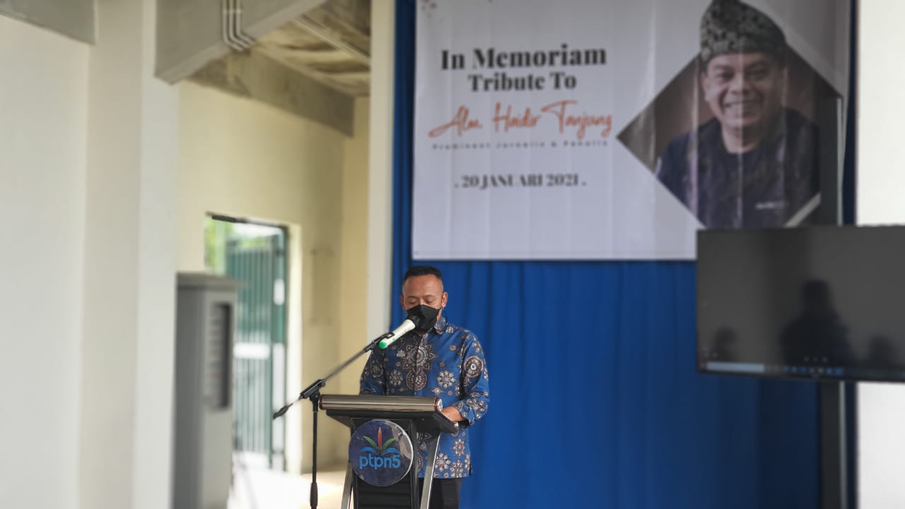 PTPN V Tuan Rumah Tribute To Haidir Anwar Tanjung