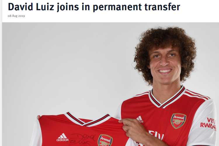 Arsenal Boyong David Luiz Dari Chelsea dengan Harga Murah