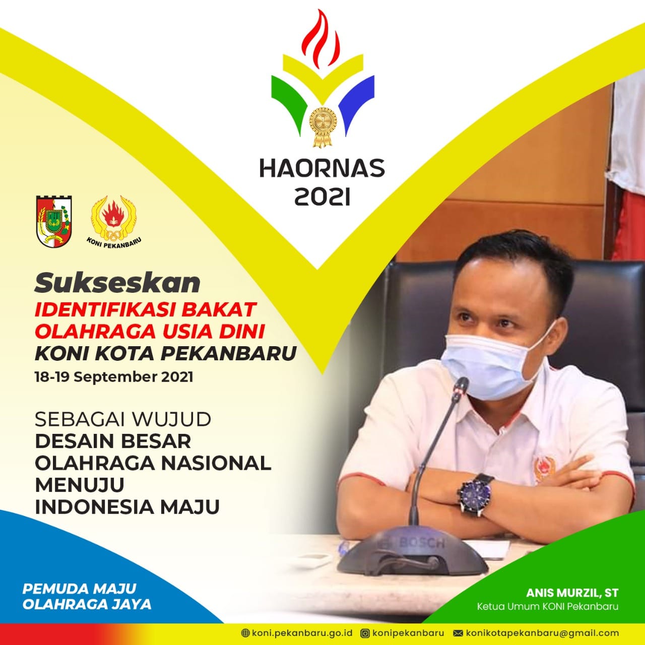 HAORNAS 2021, KONI Pekanbaru Bangun Pondasi Prestasi Olimpiade 2032
