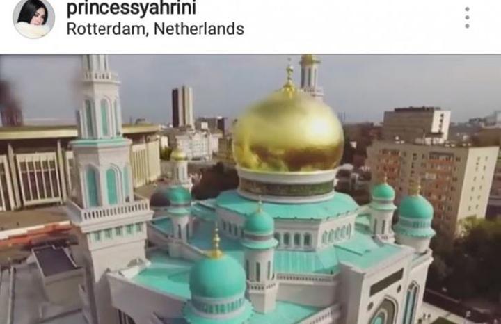 Syahrini Unggah Foto Masjid di Rotterdam, Netizen: Itu di Moskow