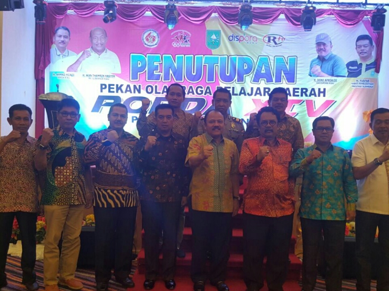 Popda  Riau XIV 2018 Berakhir, Berikut Perolehan Medalinya
